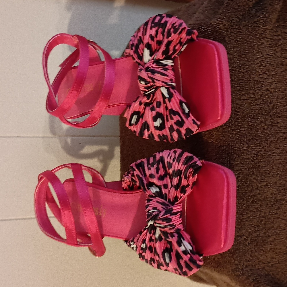 Fashion Bowknot Heeled Sandals